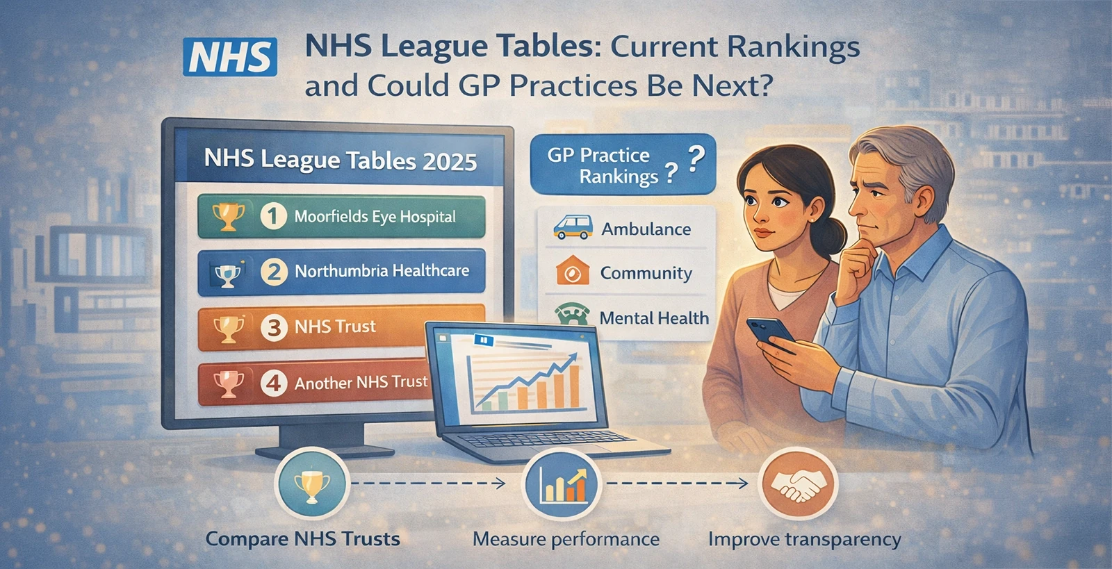 NHS League Tables: What They Mean for Patients and Could GP Practices Be Next?