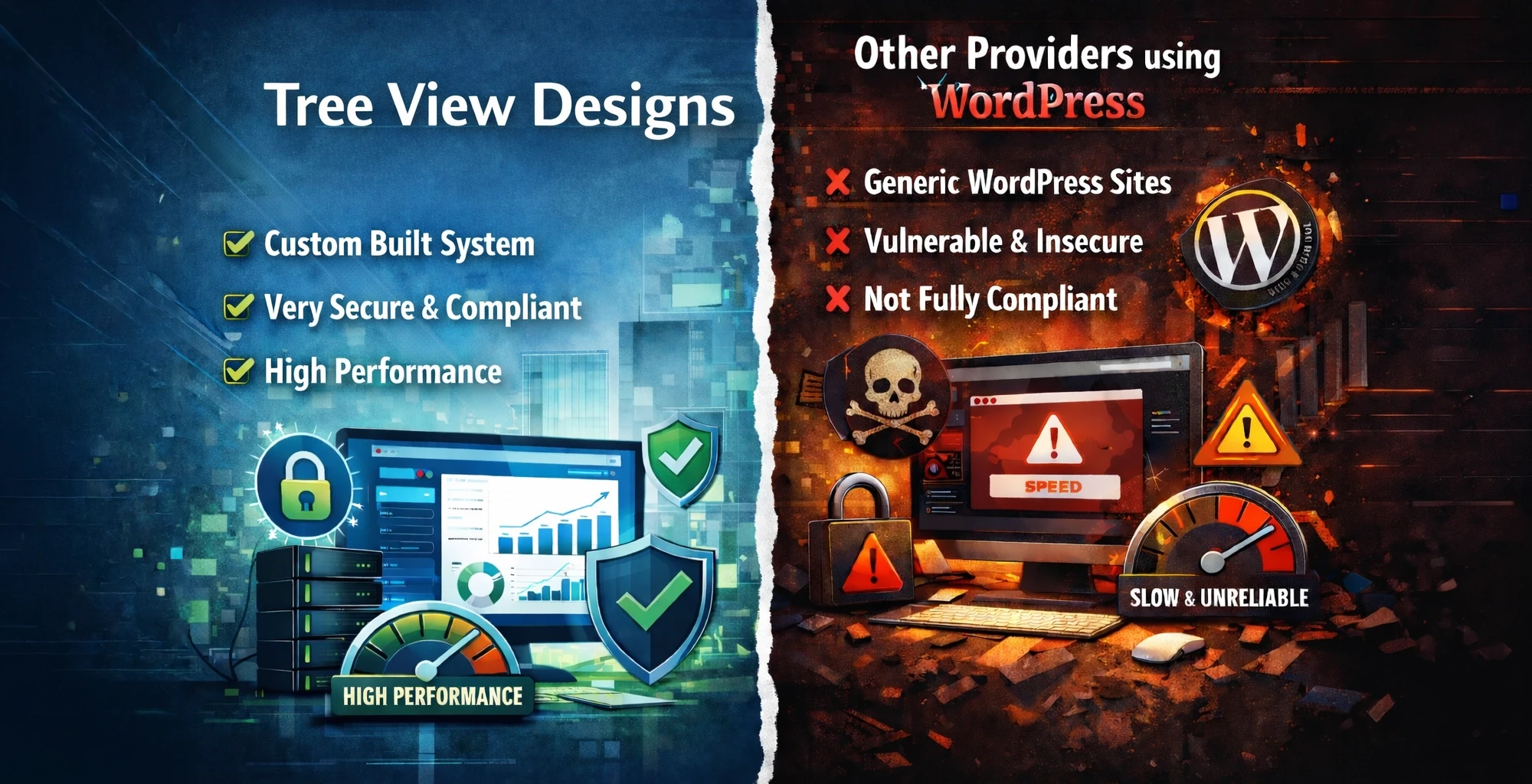 Why We Don't Use WordPress — And Why That's Good News for Your Practice