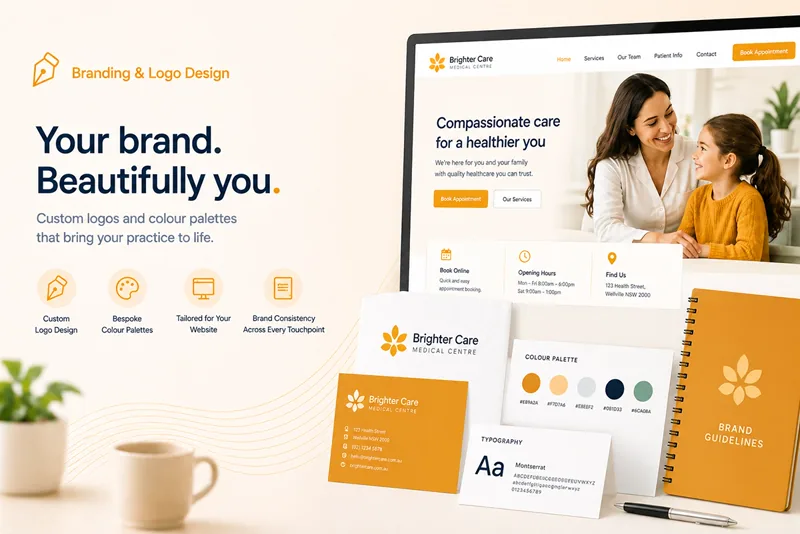 Professional branding and logo design for NHS GP practices