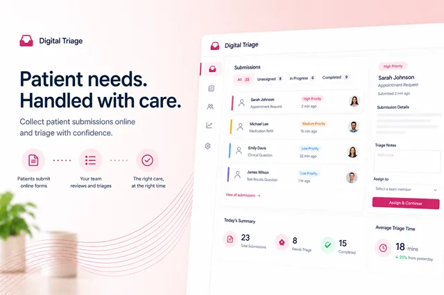 Digital Triage SmartForms for NHS GP practices
